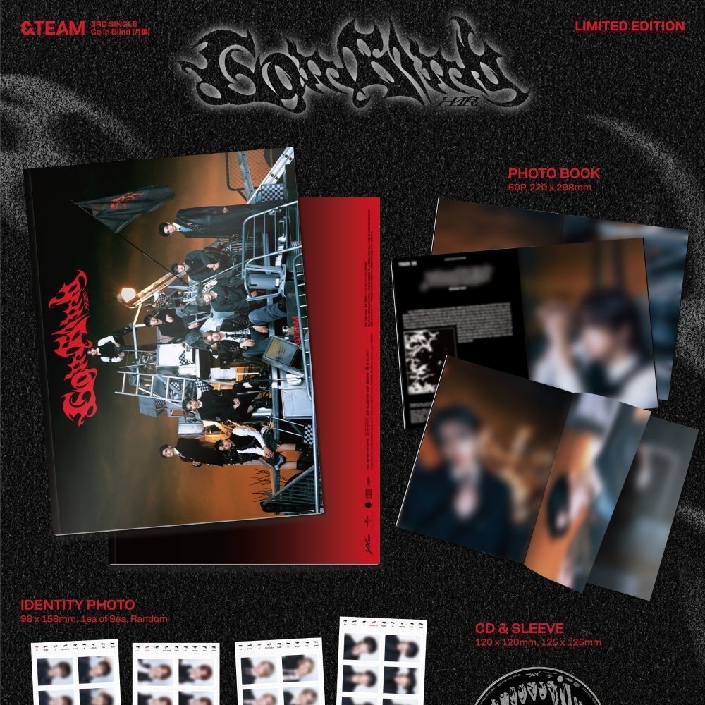 &TEAM - 3rd Single 'Go in Blind' (LIMITED EDITION ver.) album — detail 1 of 2