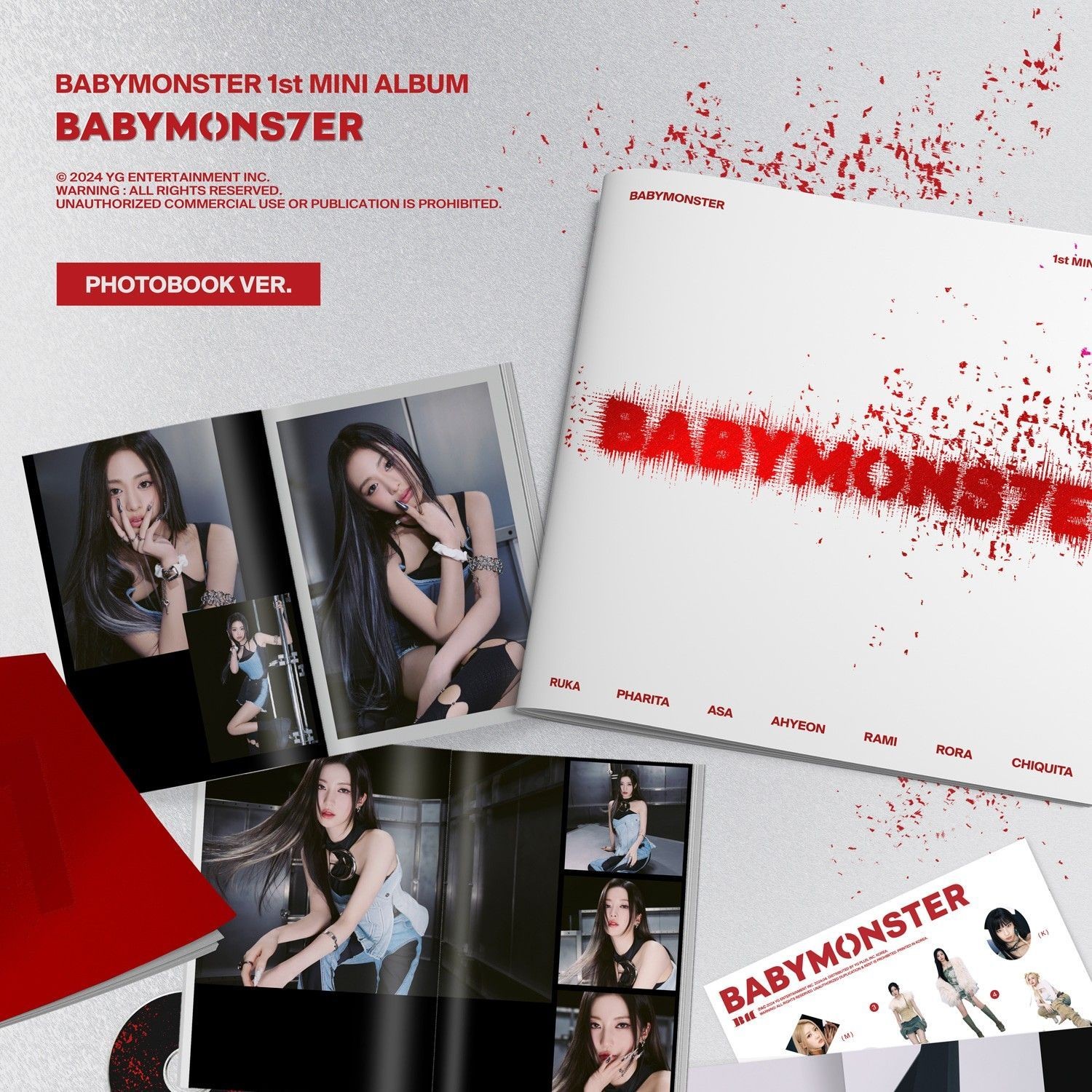 BABYMONSTER - 1st MINI ALBUM [BABYMONS7ER] PHOTOBOOK VER. album — detail 1 of 3