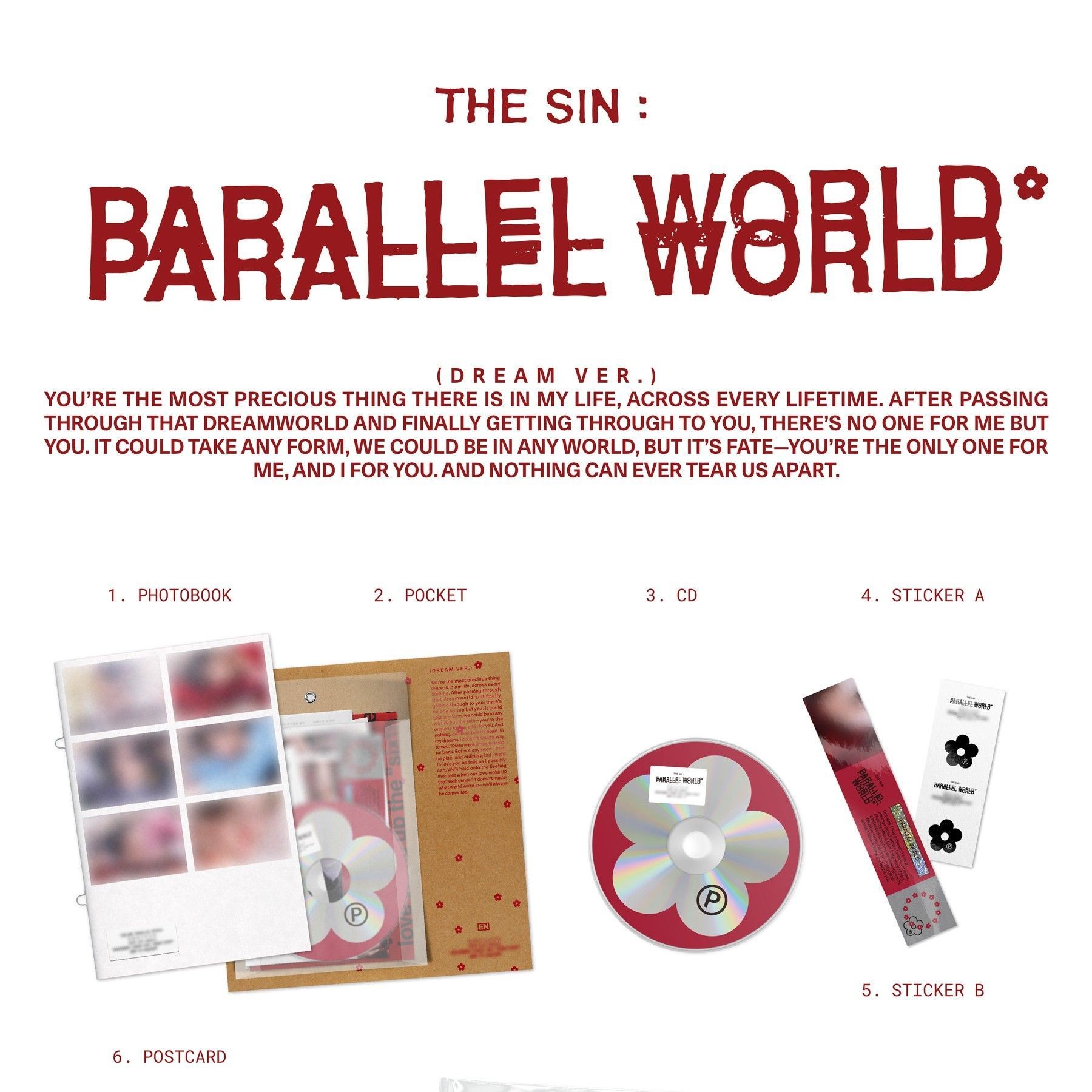 ENHYPEN - SPINOFF SINGLE [THE SIN : PARALLEL WORLD] (PHOTOBOOK ver.) album — detail 1 of 9