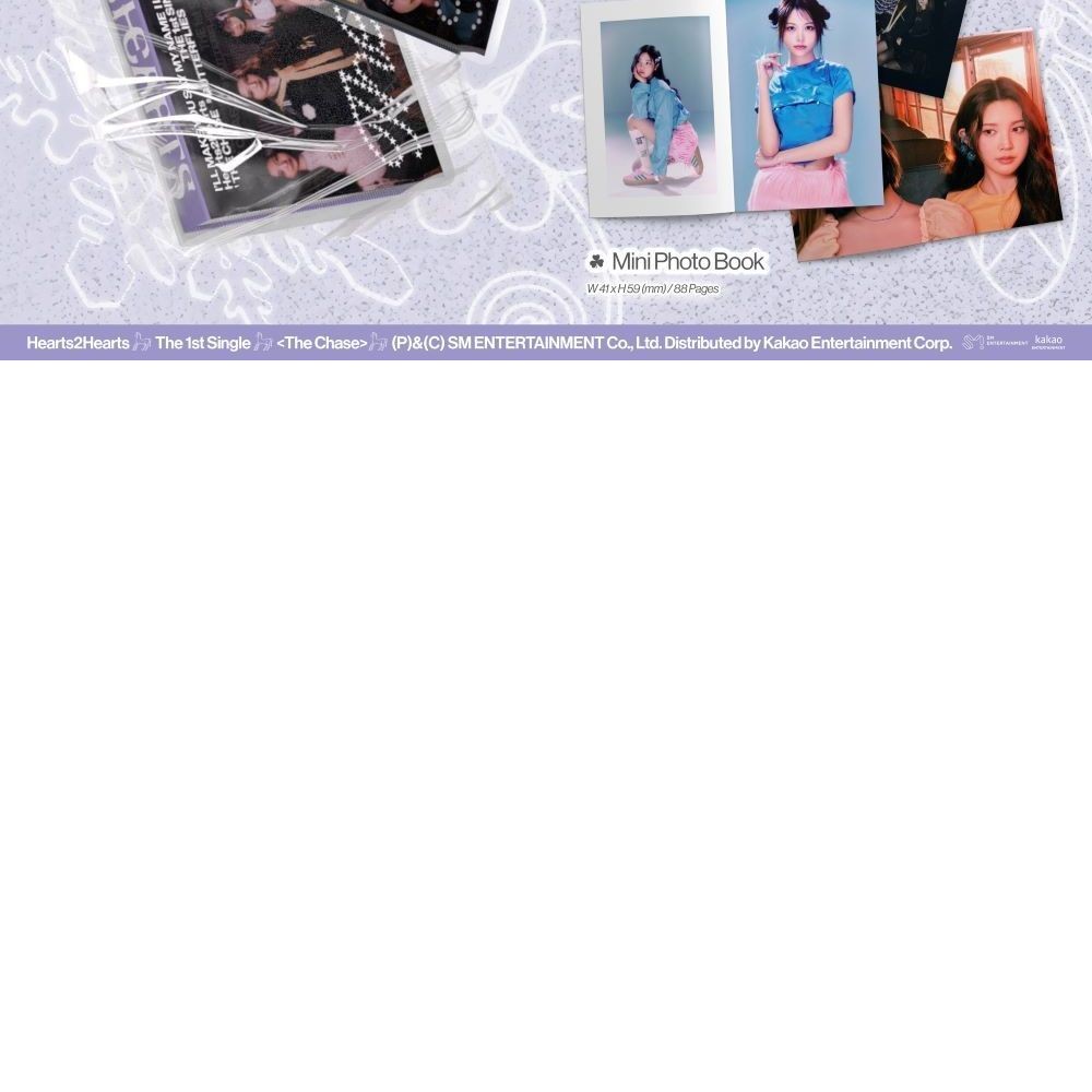 HEARTS2HEARTS - 1st Single Album 'The Chase' (Minibook ver.) album — detail 2 of 2