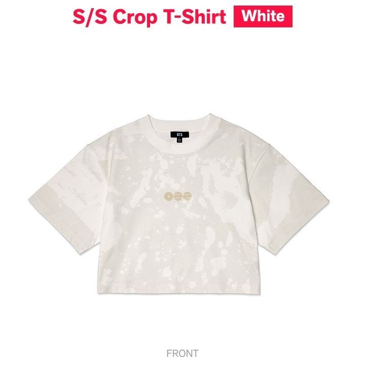 BTS - WORLD TOUR 'ARIRANG' S/S Crop T-Shirt (White) merchandise — detail 2 of 20