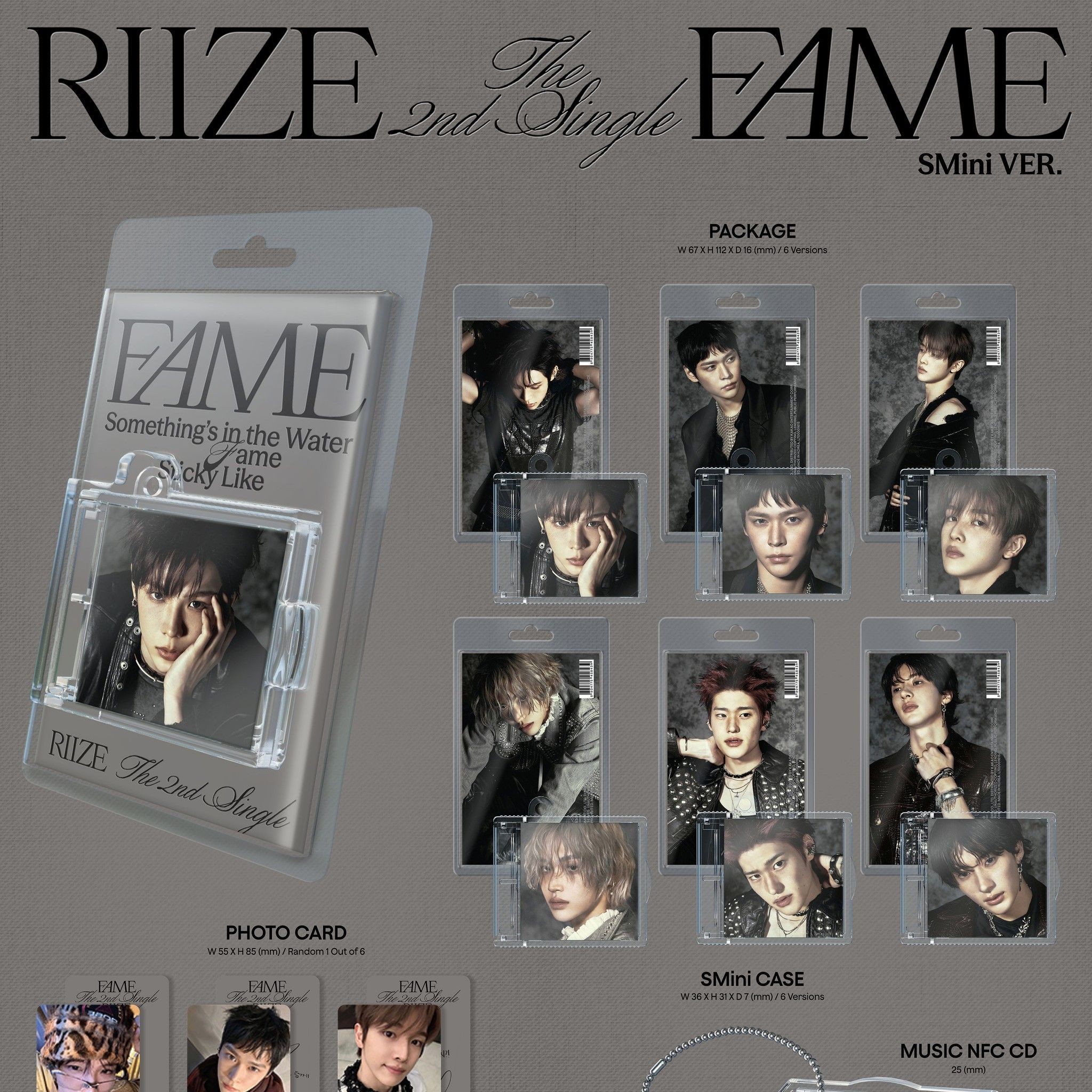 RIIZE - 2ND SINGLE ALBUM [FAME] (SMini ver.) album — detail 1 of 2