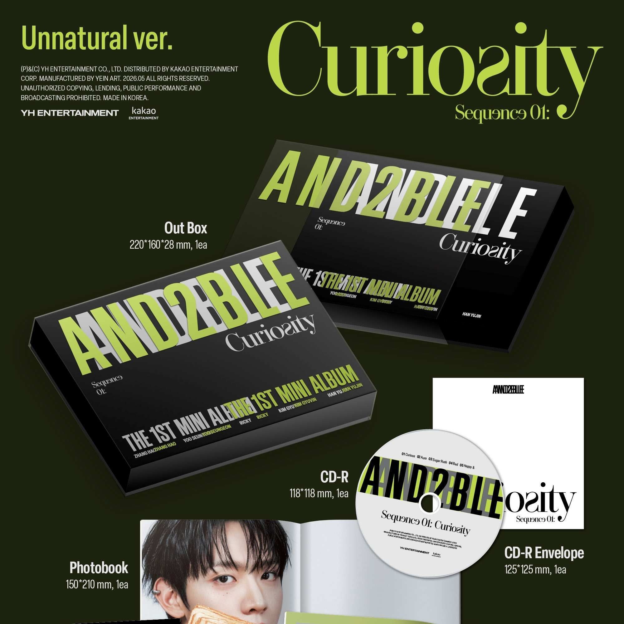 AND2BLE - 1ST MINI ALBUM [SEQUENCE 01: CURIOSITY] (PHOTOBOOK ver.) album — detail 10 of 12