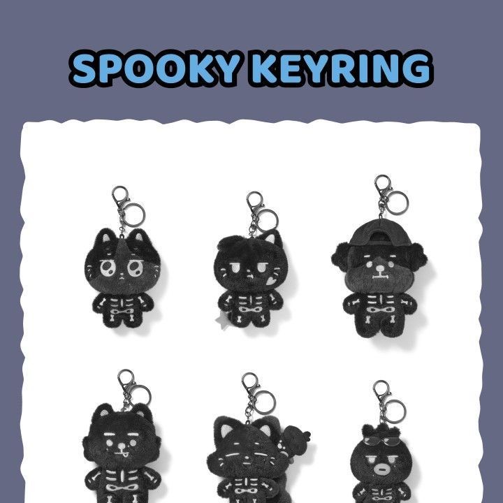 ENHYPEN — ENCHIN PLUSH SPOOKY KEYRING merchandise — detail 2 of 32