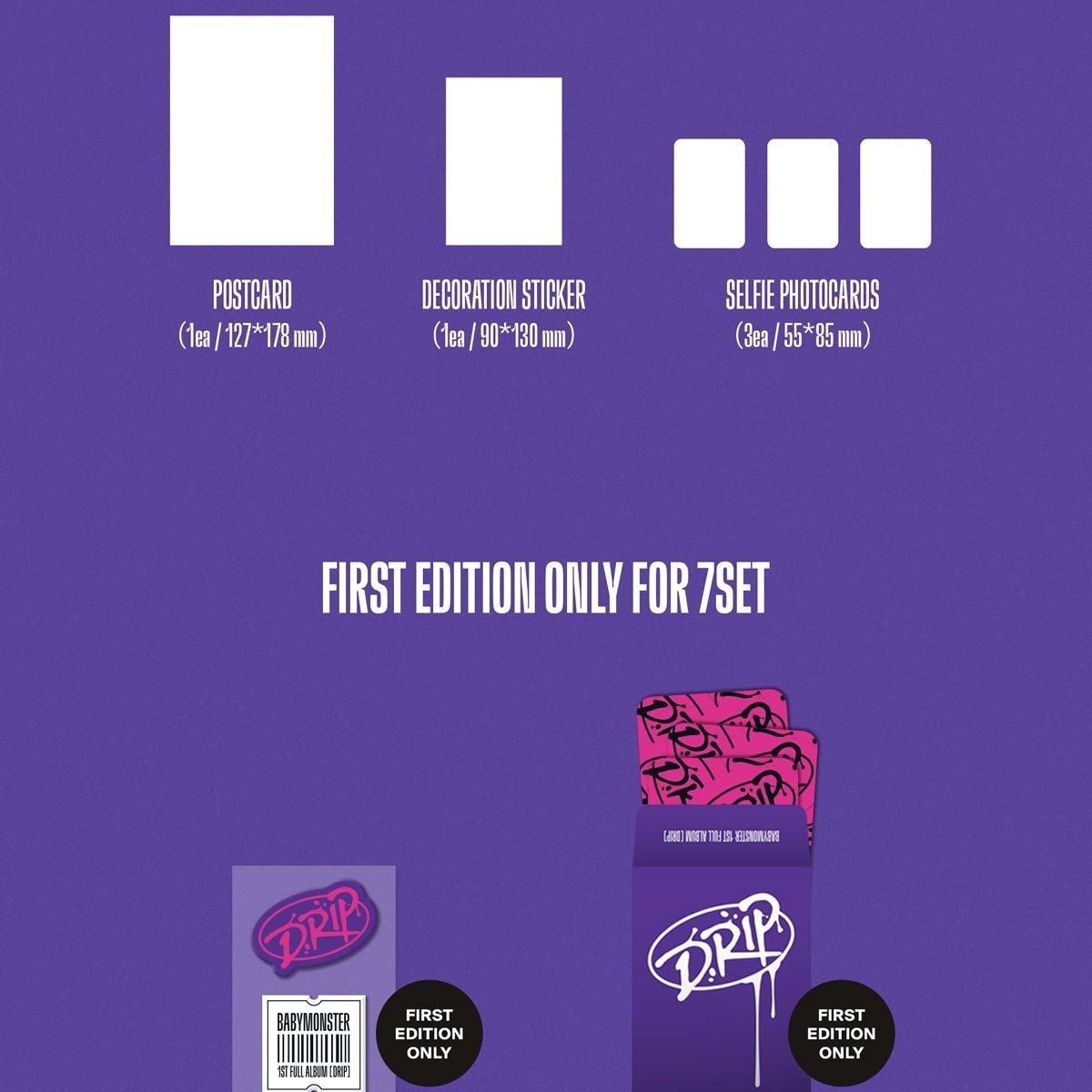 BABYMONSTER - 1ST FULL ALBUM [DRIP] YG TAG ALBUM Ver. album — detail 5 of 6
