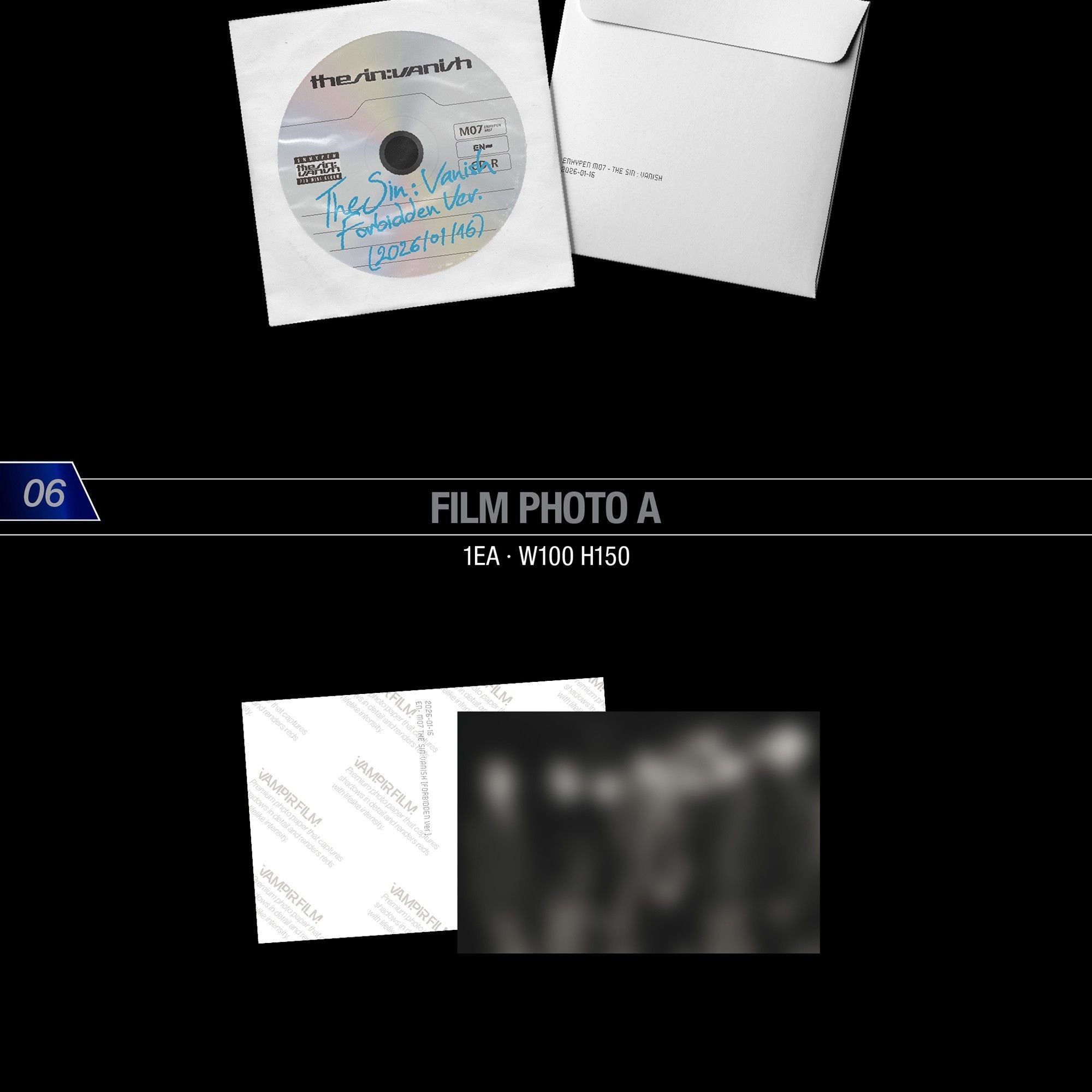 ENHYPEN (엔하이픈) THE SIN : VANISH [FORBIDDEN Ver. / AFTERLIGHT Ver. / STORM Ver.] album — detail 5 of 21