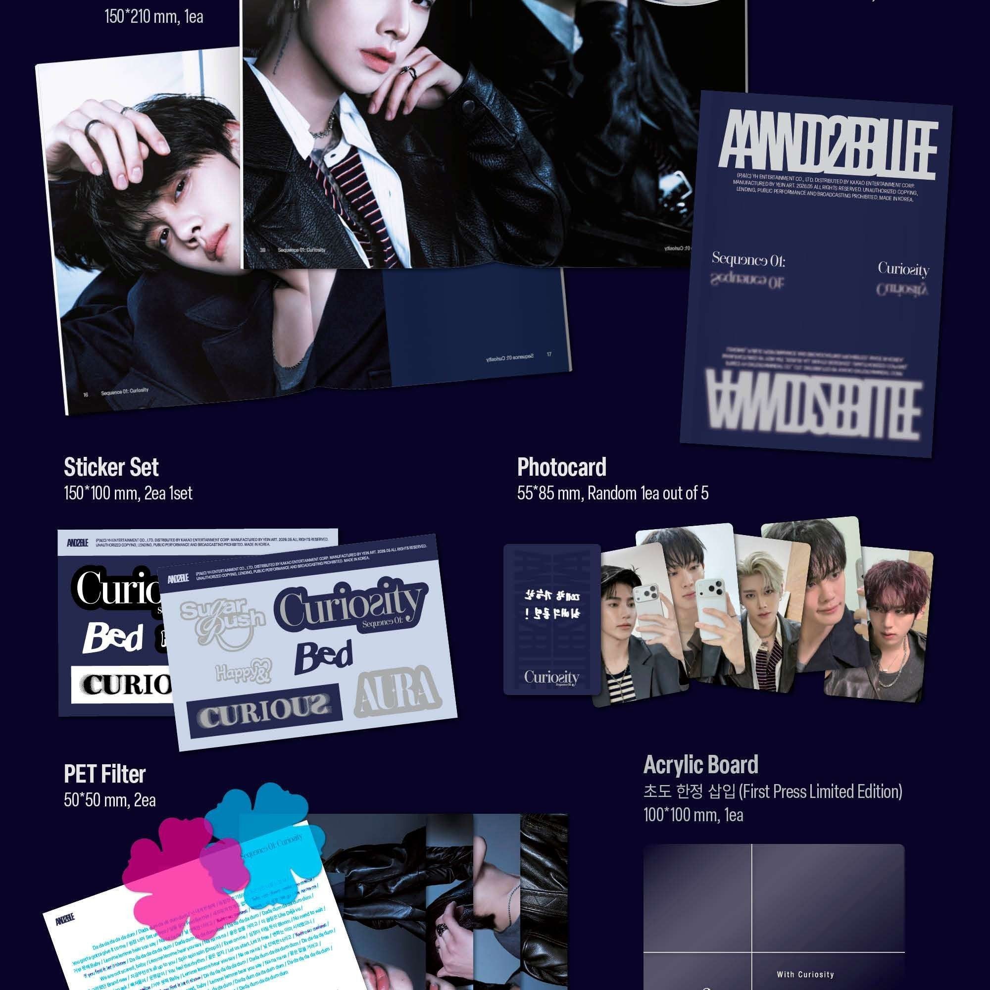 AND2BLE - 1ST MINI ALBUM [SEQUENCE 01: CURIOSITY] (PHOTOBOOK ver.) album — detail 7 of 12