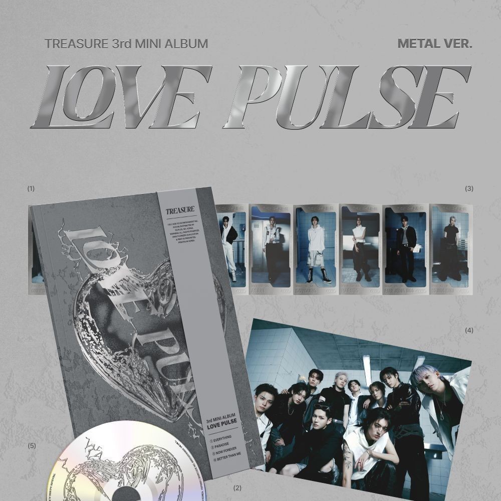 TREASURE - 3rd Mini Album 'LOVE PULSE' (Photobook ver.) album — detail 1 of 6