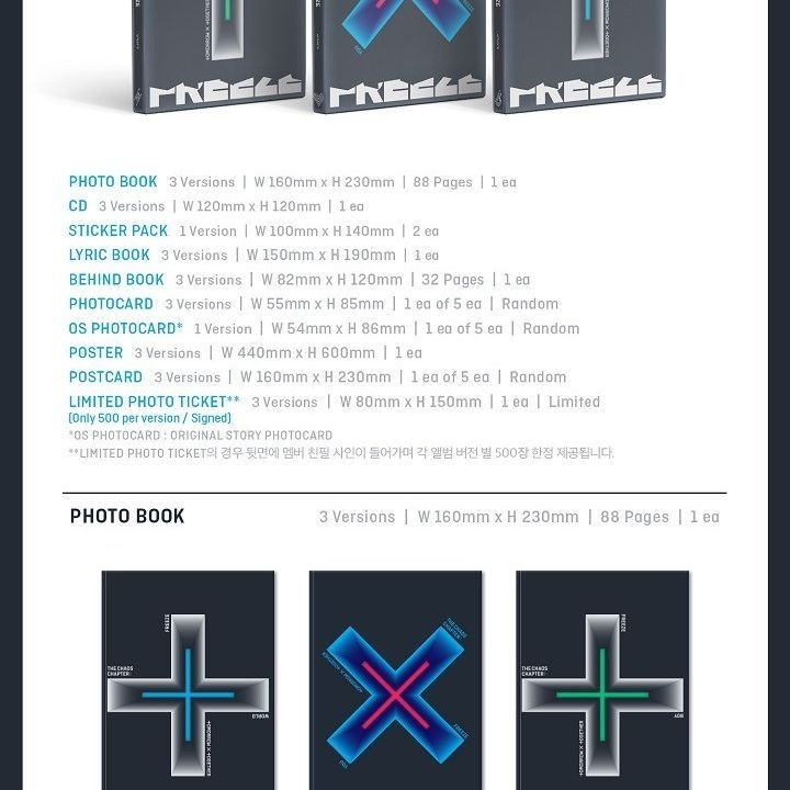 TOMORROW X TOGETHER - 'The Chaos Chapter: FREEZE' (Photobook ver.) album — detail 2 of 8