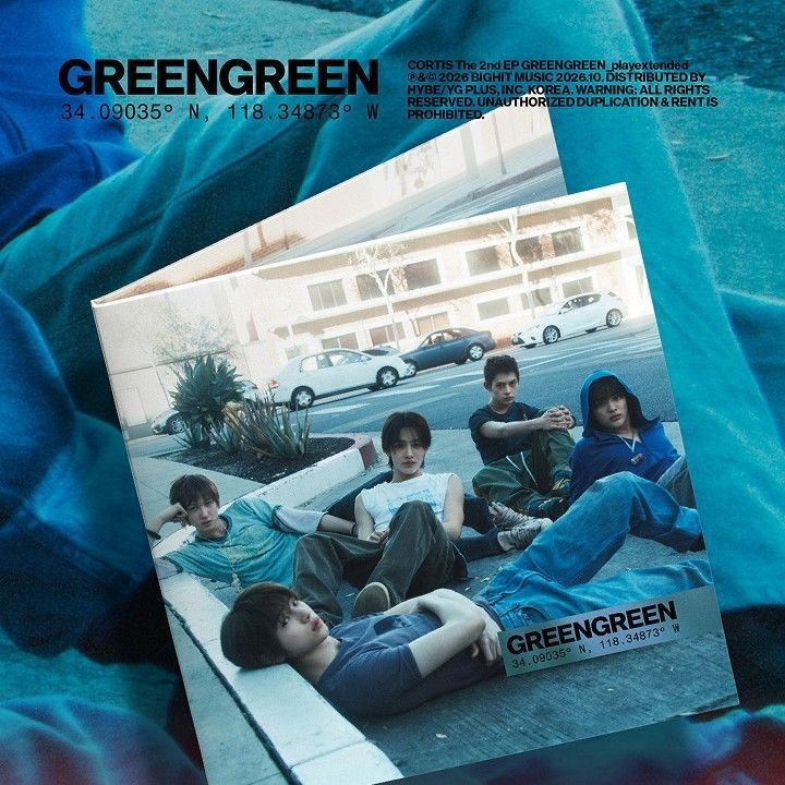 CORTIS — The 2nd EP [GREENGREEN playextended] (Vinyl STREET ver.) album — detail 1 of 3