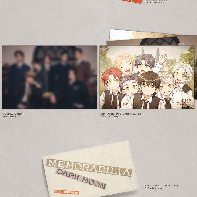 엔하이픈 (ENHYPEN)  - DARK MOON SPECIAL ALBUM  (Moon ver.) album — detail 5 of 8
