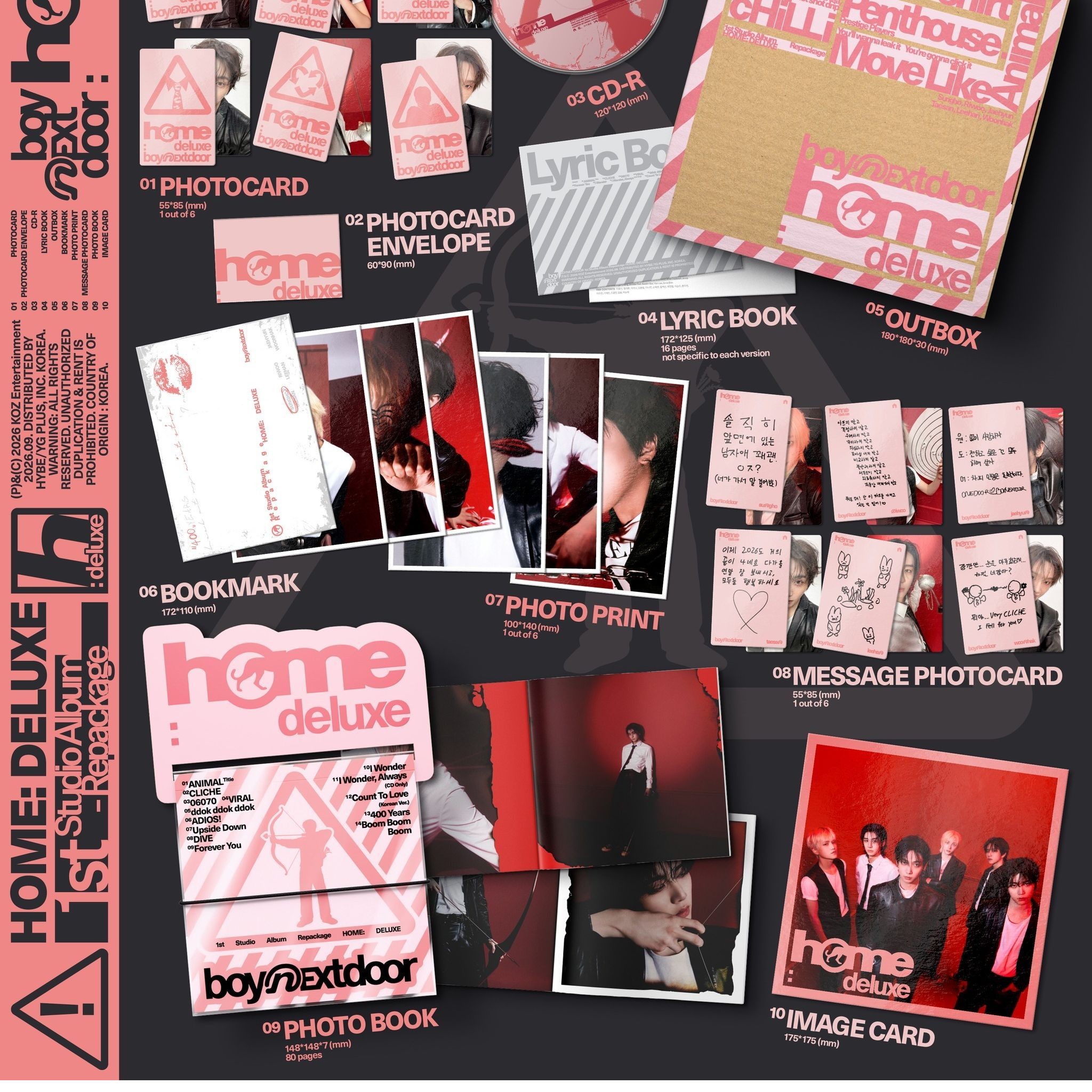 BOYNEXTDOOR - 1st Studio Album Repackage 'HOME: DELUXE' (Photobook ver.) album — detail 4 of 4