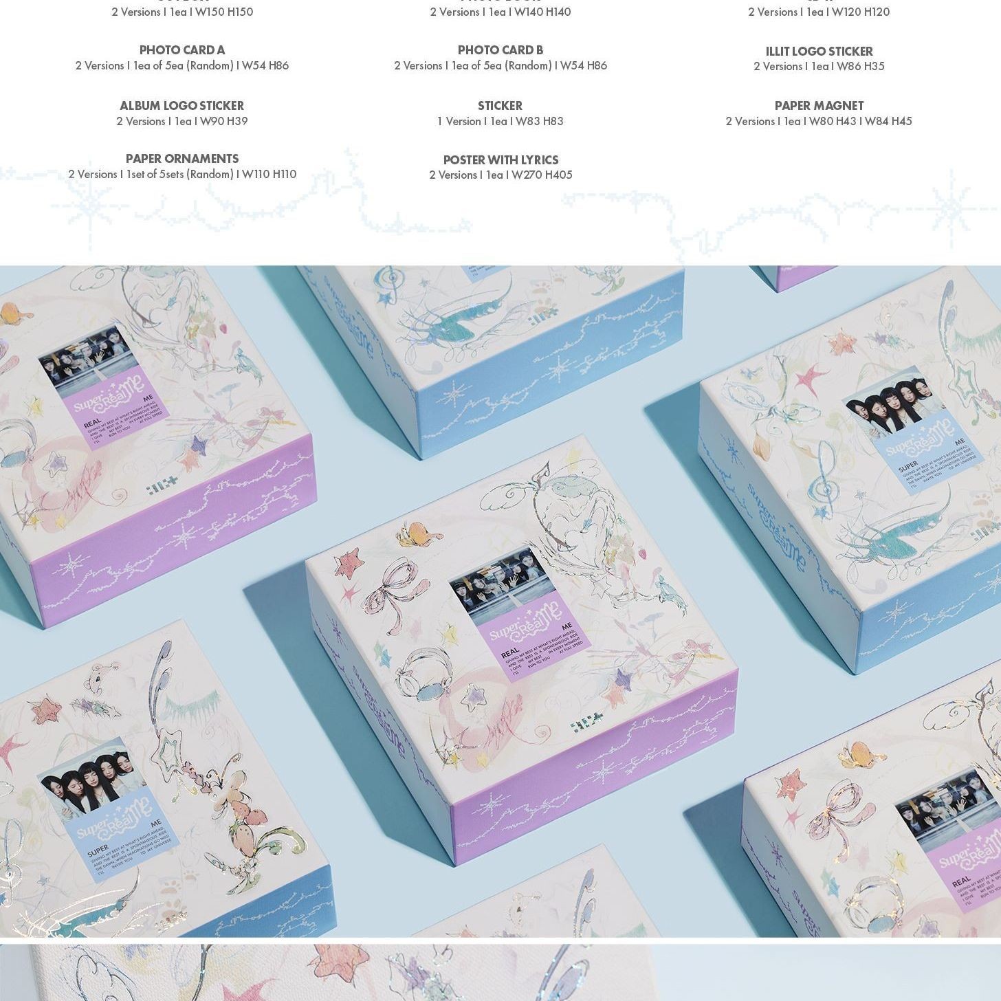 ILLIT - 1st Mini Album 'SUPER REAL ME' (Photobook ver.) album — detail 2 of 12