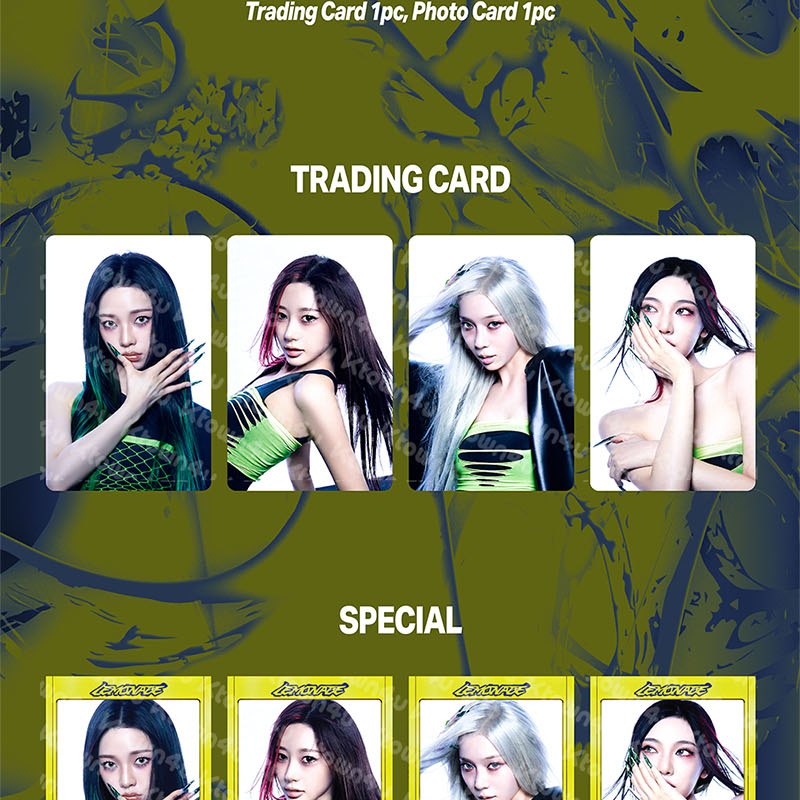 AESPA - LEMONADE MD TRADING CARD B VER merchandise — detail 2 of 3