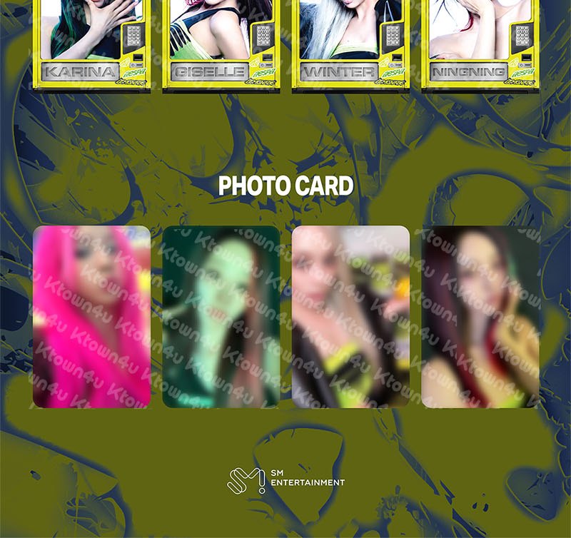 AESPA - LEMONADE MD TRADING CARD B VER merchandise — detail 3 of 3